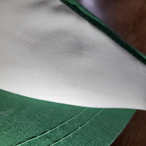 Vintage 80s Preppy Visor Hat "Splitz Cooler" Wine Spritzer - Young An Korea - Picture 14 of 16